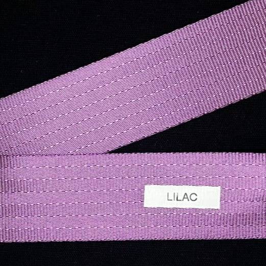 Seatbelt Webbing by the Yard - 2 Inch - Lilac - Lake Wind Studio