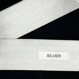 Seatbelt Webbing by the Yard - 2 Inch - Silver - Lake Wind Studio