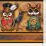 Steampunk Halloween - Fabric by the Yard - Lake Wind Studio