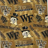 Wake Forest Brown - Fabric by the Yard - Lake Wind Studio