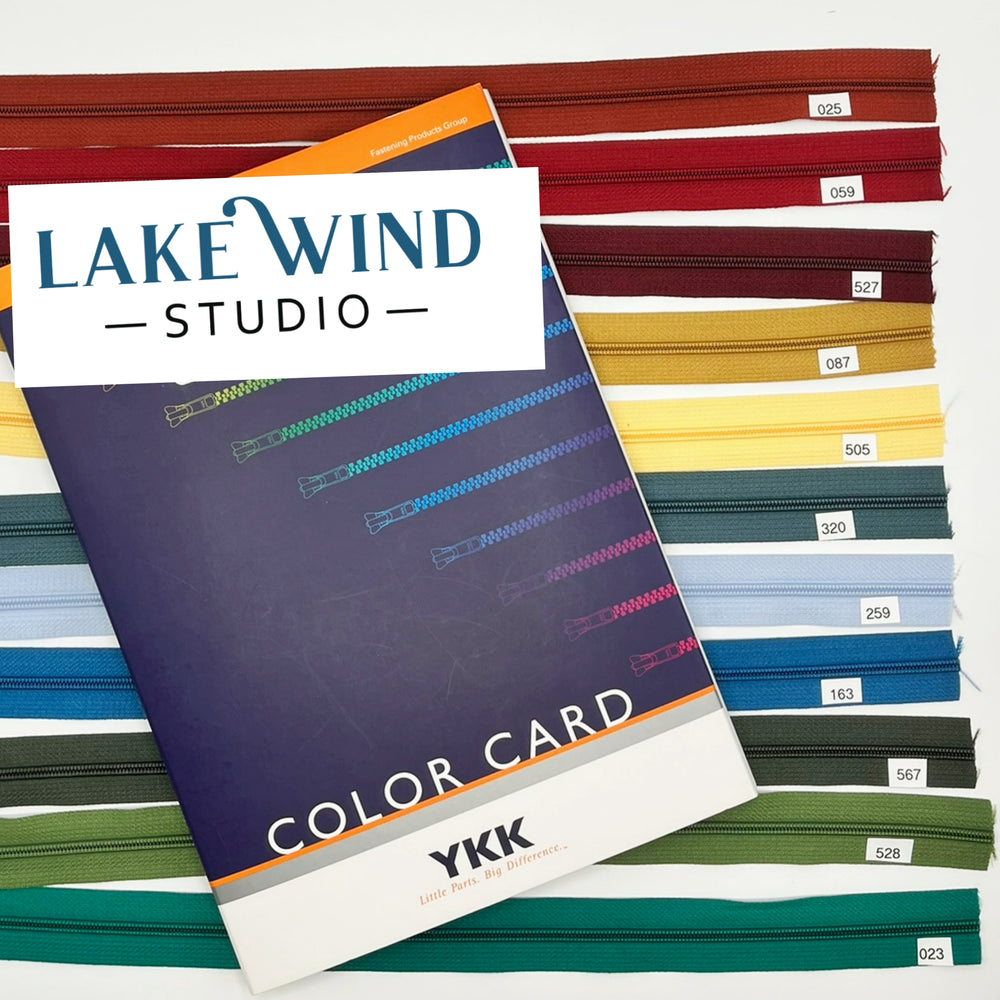 YKK Color Card, 4.5 YKK zippers
