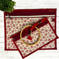 Cross Stitch Project Bag - Valentine Collection