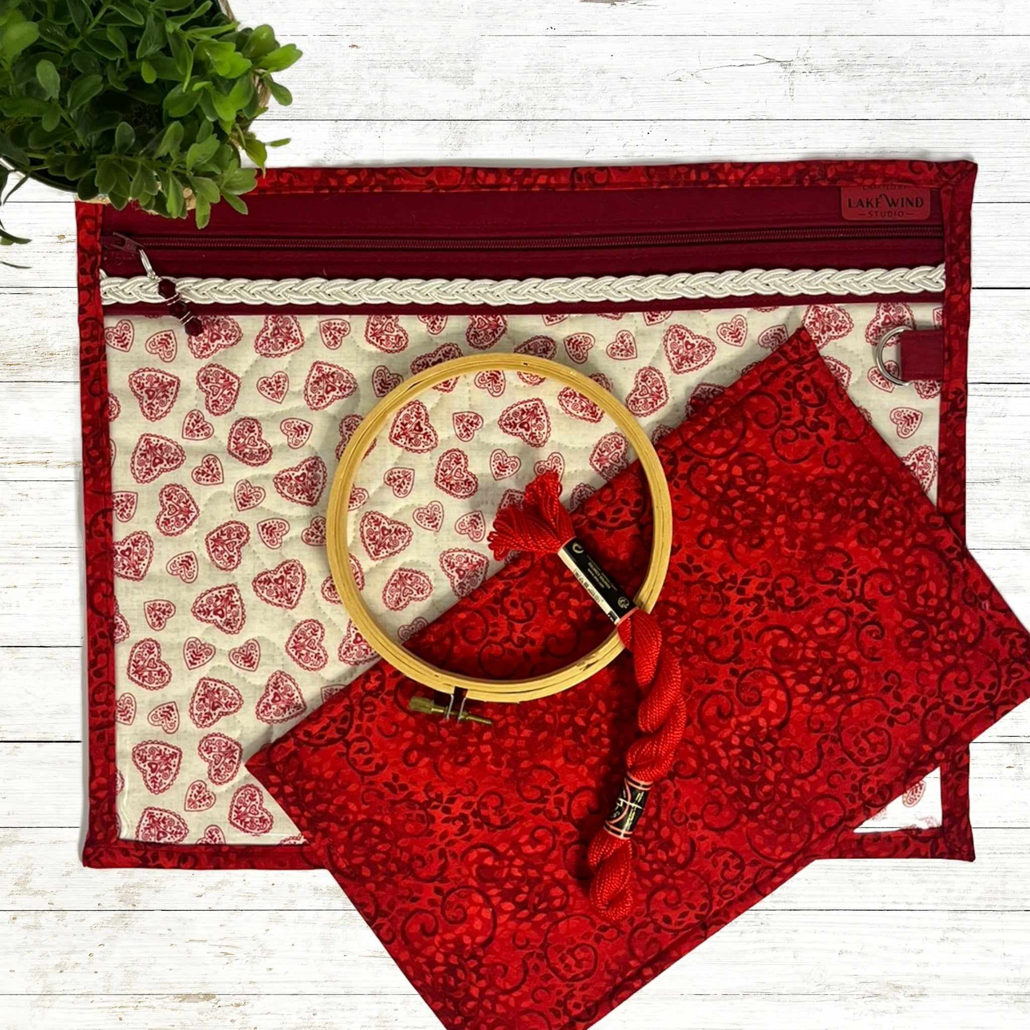 Cross Stitch Project Bag - Valentine Collection