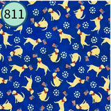 All American Fabric from Moda.  Patriotic labs with flags and fireworks. Blue, tan, white.