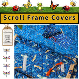 Scroll Frame Cover & Grime Guard Set - Bird Bee Fabrics Group 2