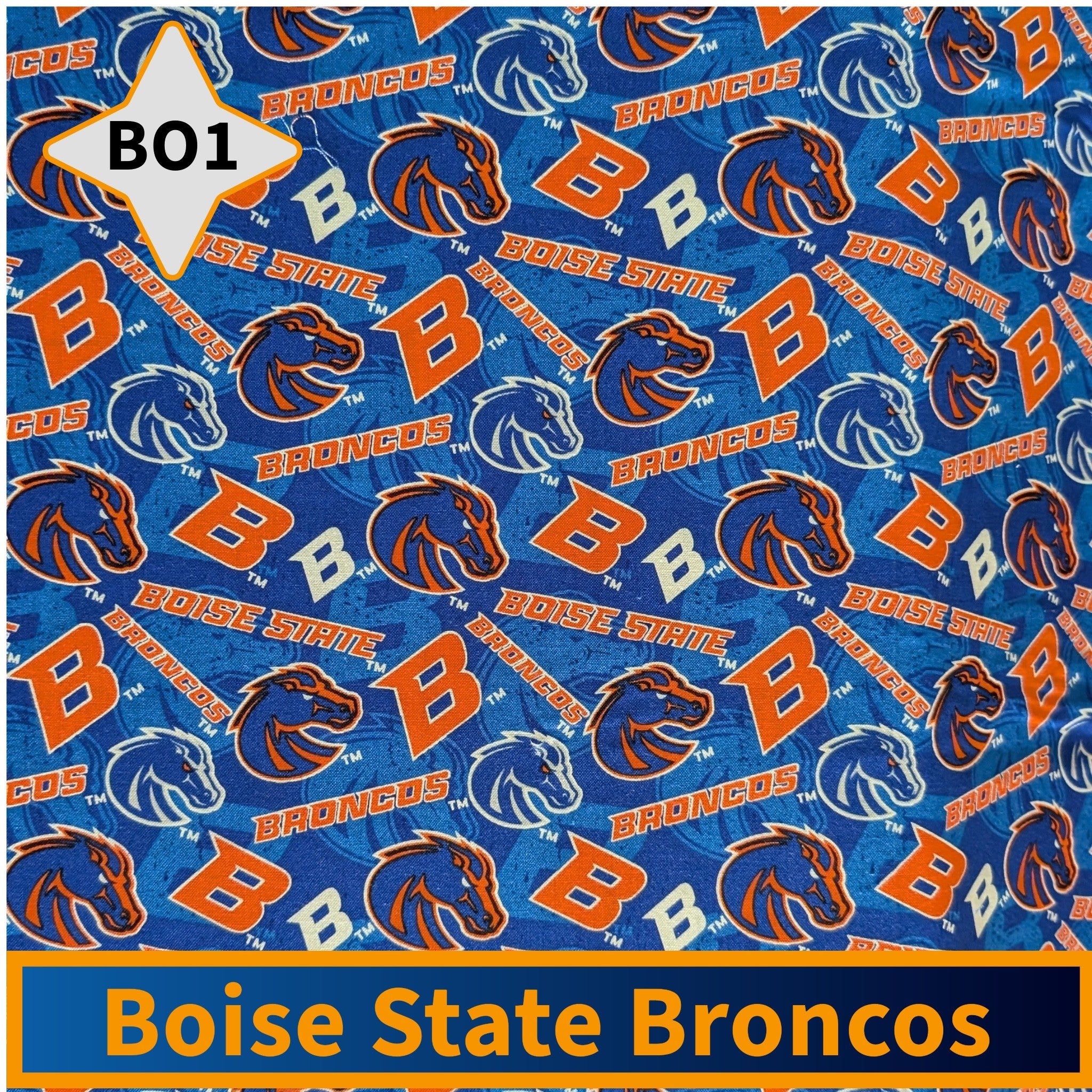College Sports Fabrics- SOLD BY THE HALF YARD