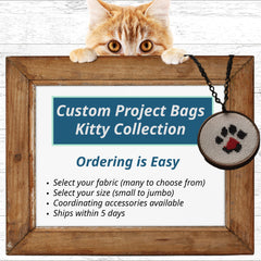 Cross Stitch Project Bag - Cat Collection