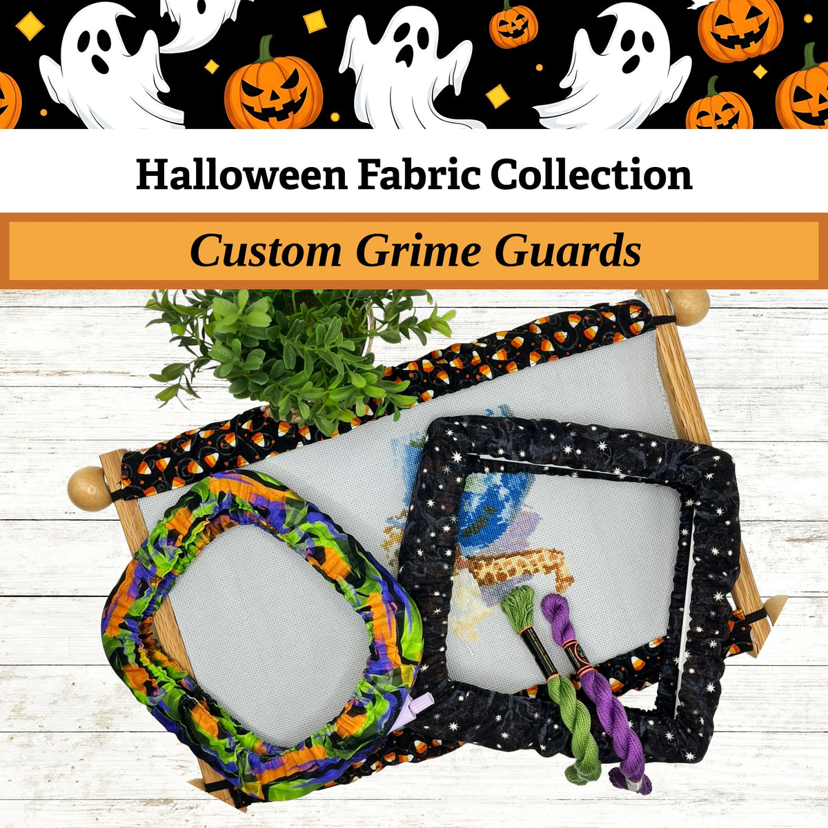 Grime Guards for Needlework Frames - Halloween Collection