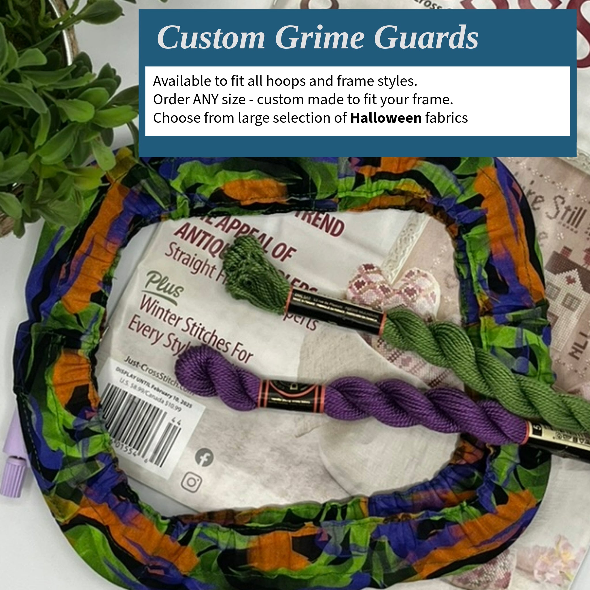 Grime Guards for Needlework Frames - Halloween Collection