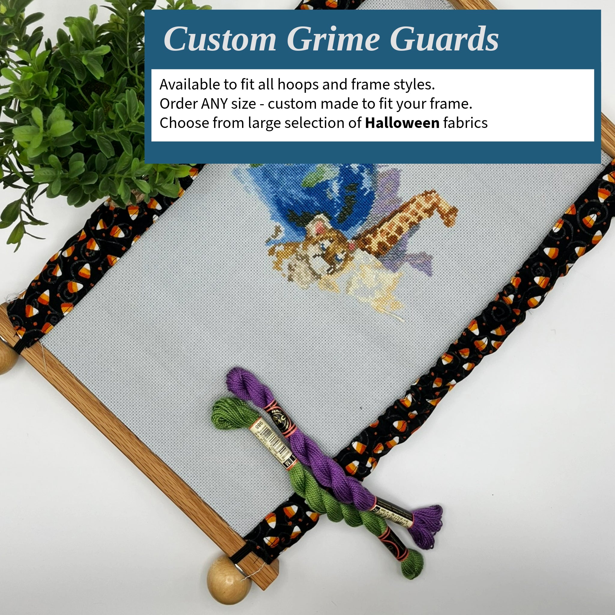 Grime Guards for Needlework Frames - Halloween Collection
