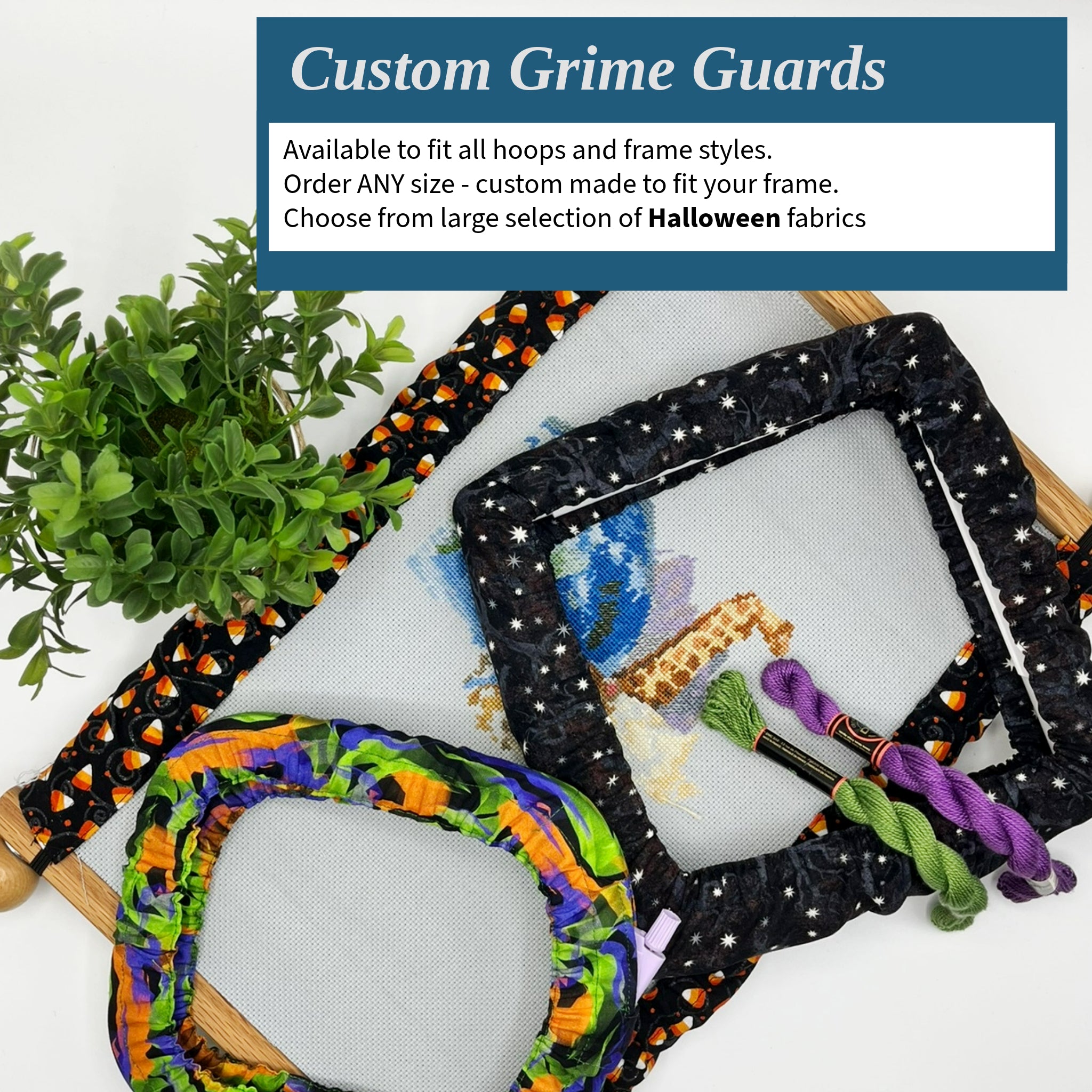 Grime Guards for Needlework Frames - Halloween Collection
