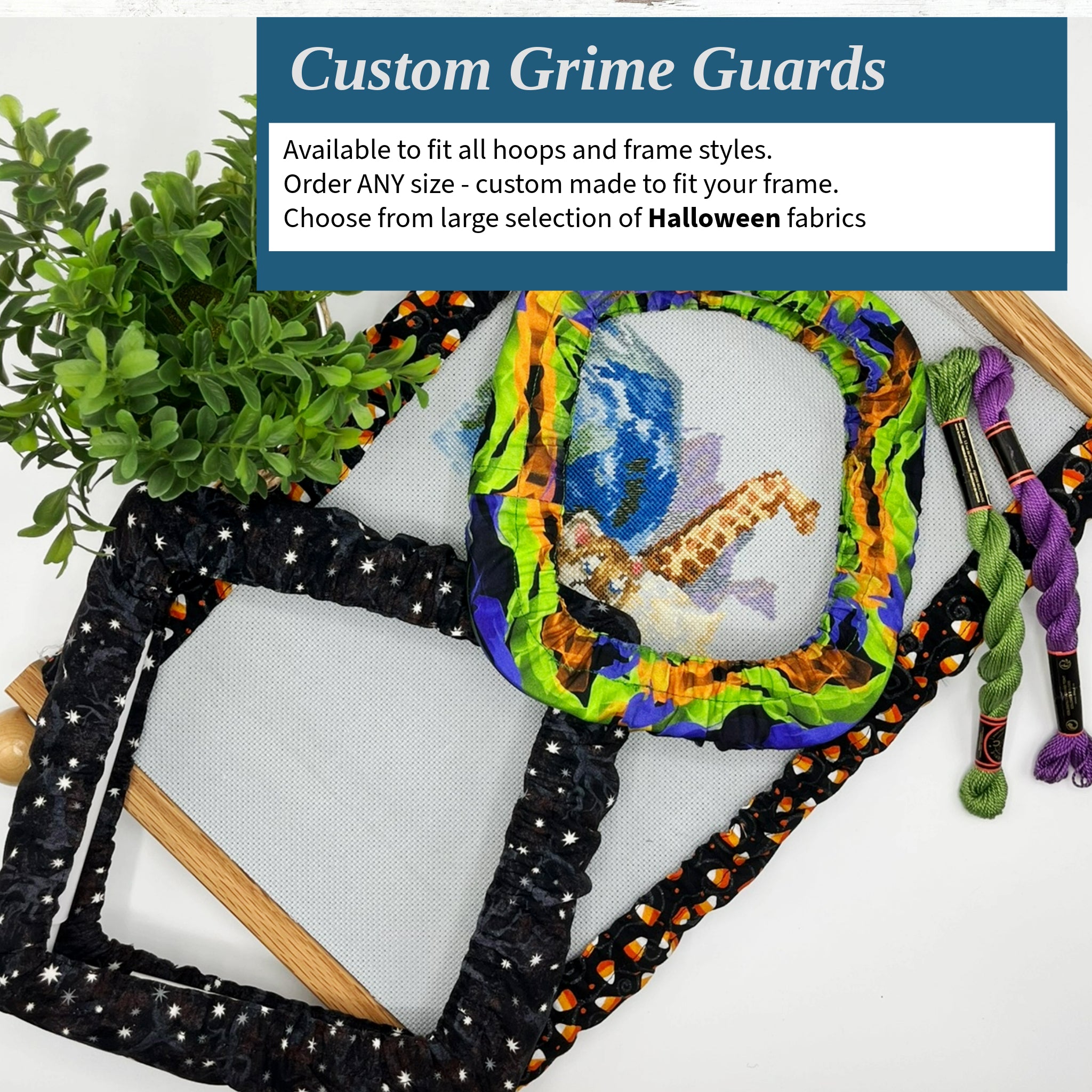 Grime Guards for Needlework Frames - Halloween Collection