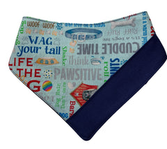 Personalized Dog Bandana - Blue Bandana