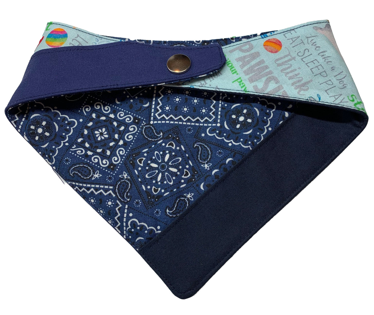 Personalized Dog Bandana - Blue Bandana