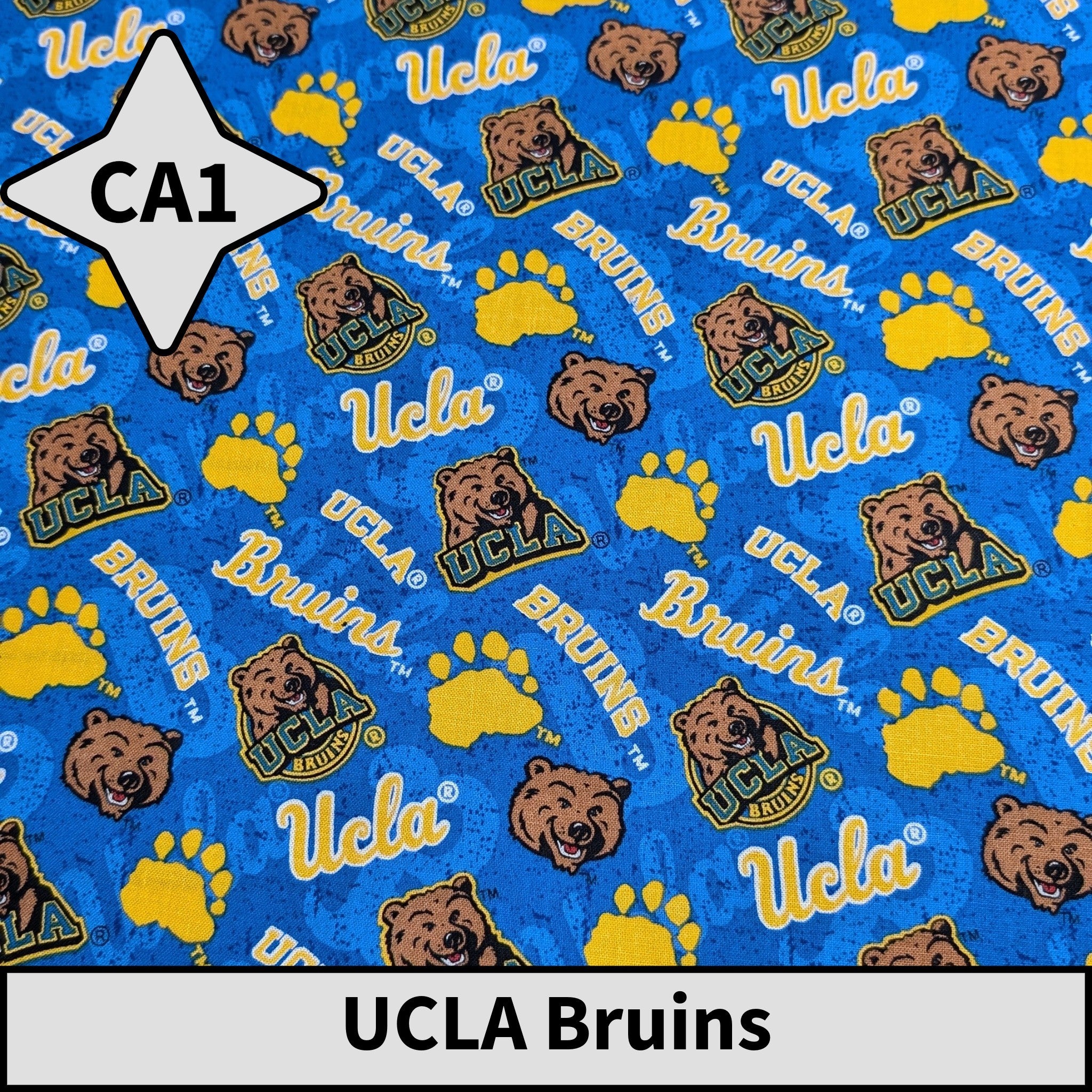 College Sports Fabrics- SOLD BY THE HALF YARD