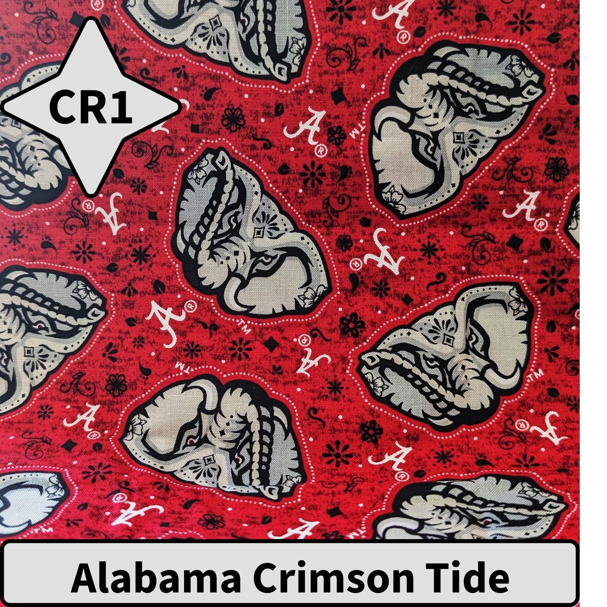 College Sports Fabrics- SOLD BY THE HALF YARD