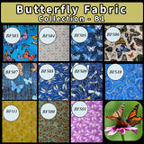 Scroll Frame Cover & Grime Guard Set - Bird Bee Fabrics Group 2