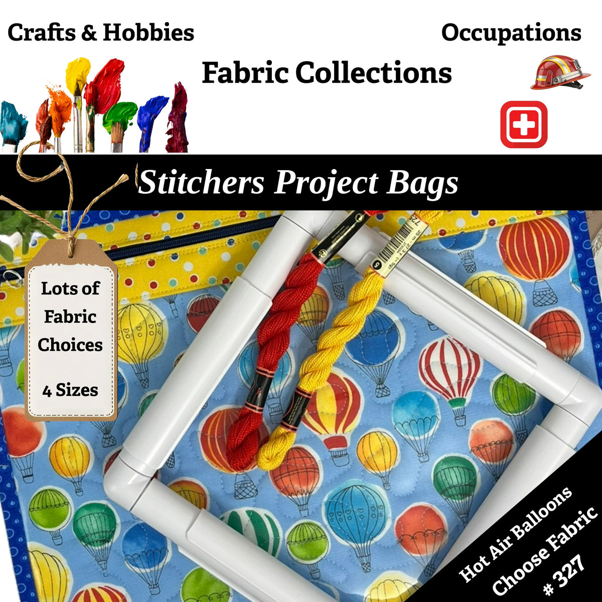 Cross Stitch Project Bag - Novelty Collection