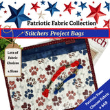 Cross Stitch Project Bag - Patriotic Collection