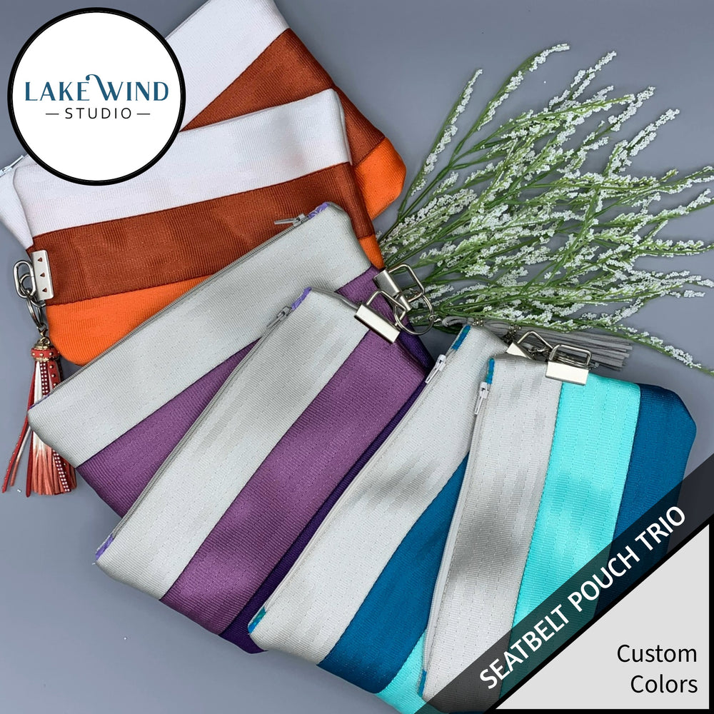 Seatbelt pouch bags - custom colors