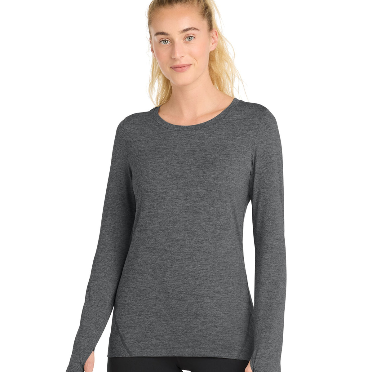 Sport-Tek® Women's Exchange 1.5 Long Sleeve Crew