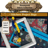 Cross Stitch Project Bag - Steampunk Collection