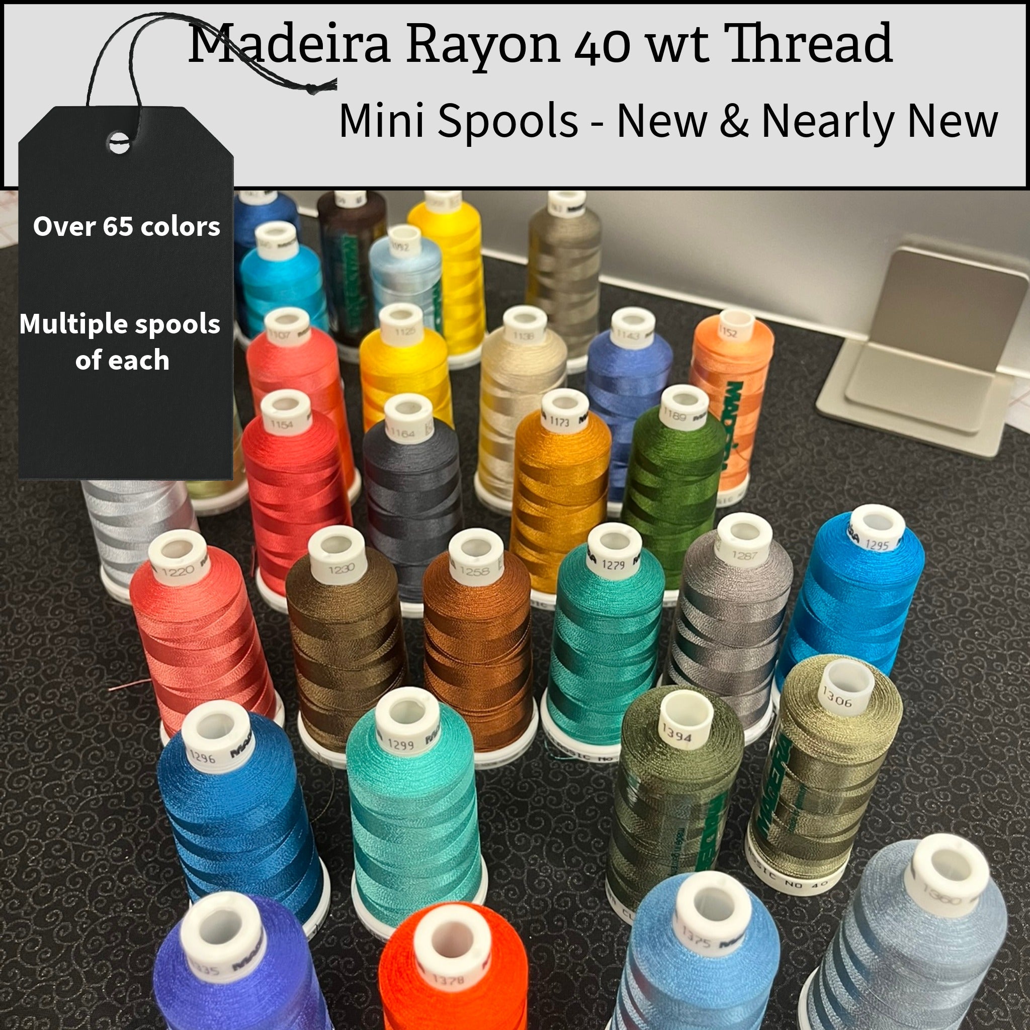 Madeira 40 wt Rayon Thread - Mini Spools