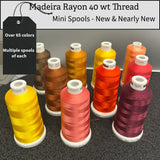 Madeira 40 wt Rayon Thread - Mini Spools