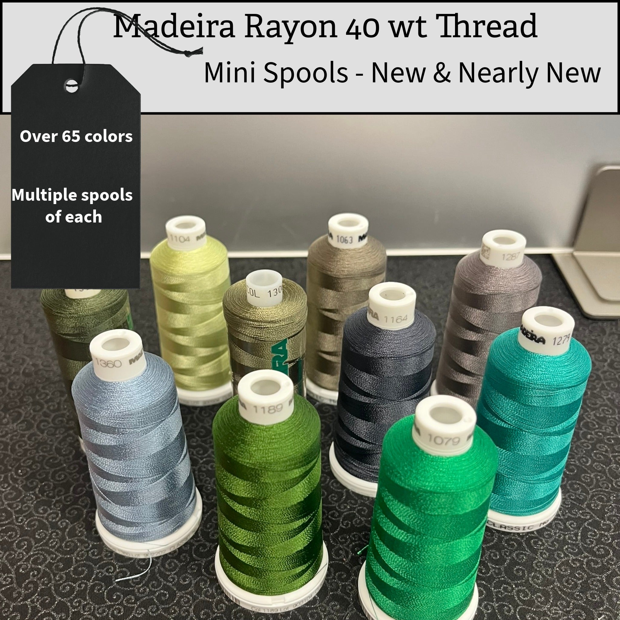 Madeira 40 wt Rayon Thread - Mini Spools