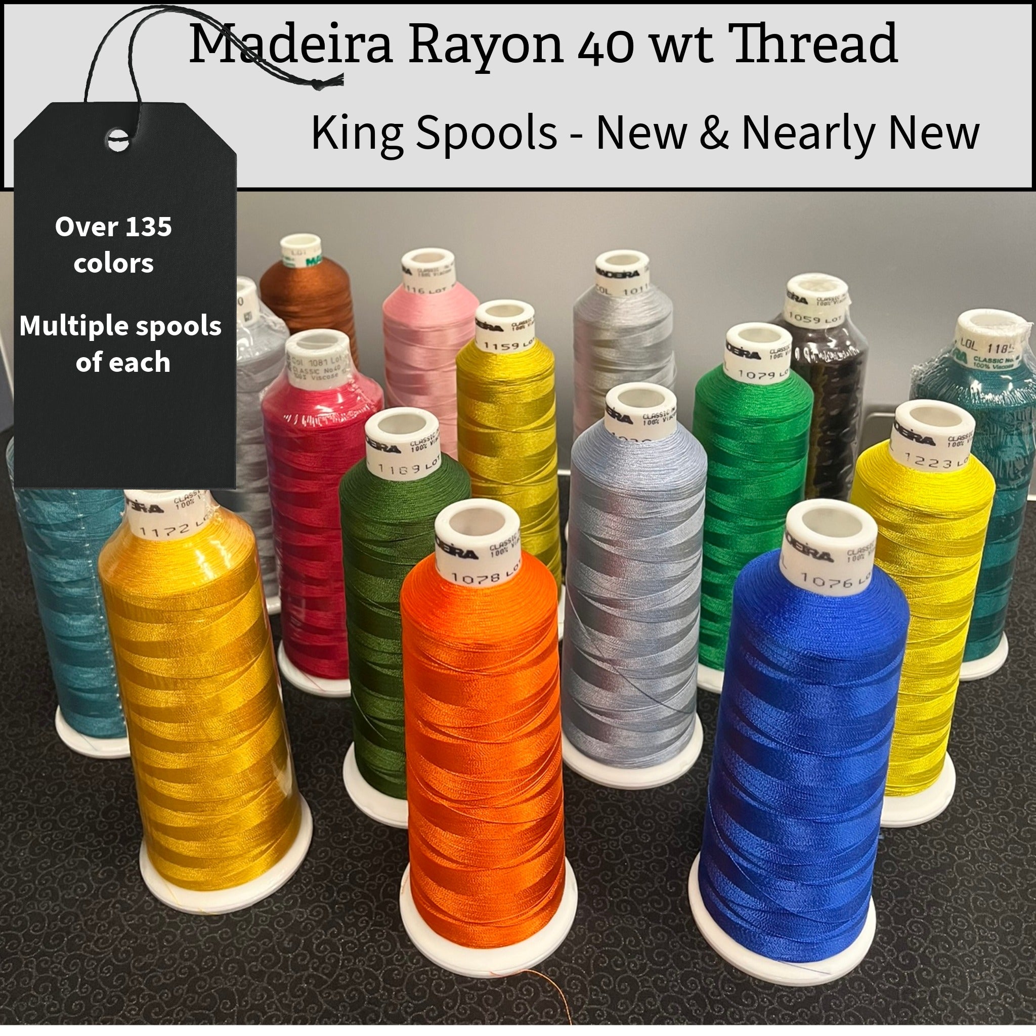 Madeira Rayon Thread 40 wt Embroidery Thread - King Spools