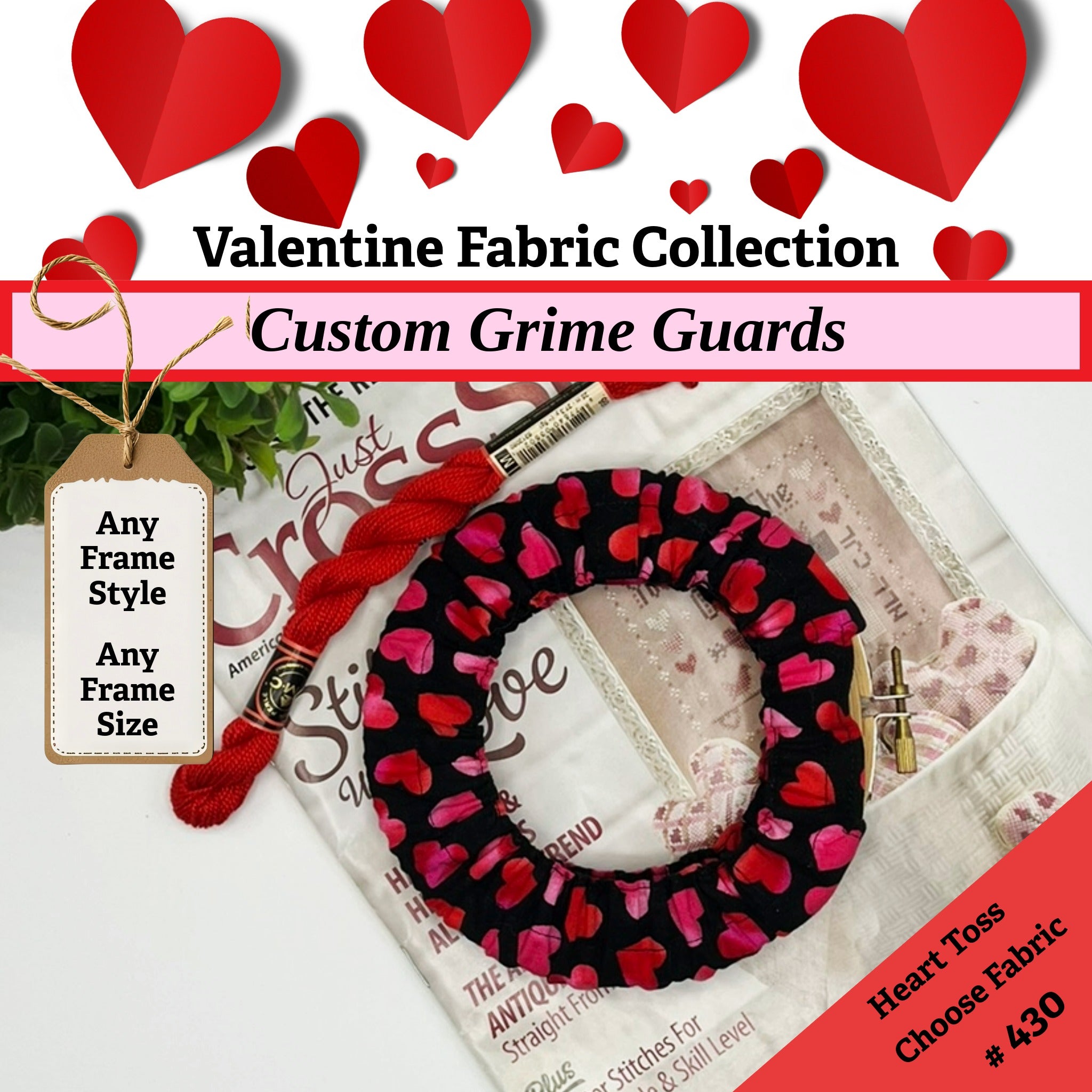 Grime Guards for Cross Stitch - Valentine Fabrics