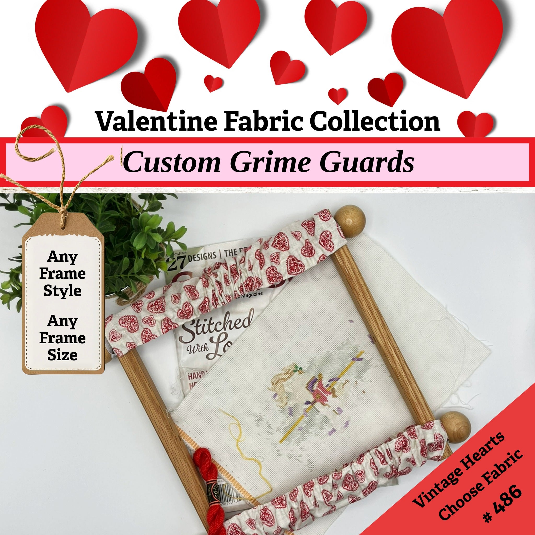 Grime Guards for Cross Stitch - Valentine Fabrics