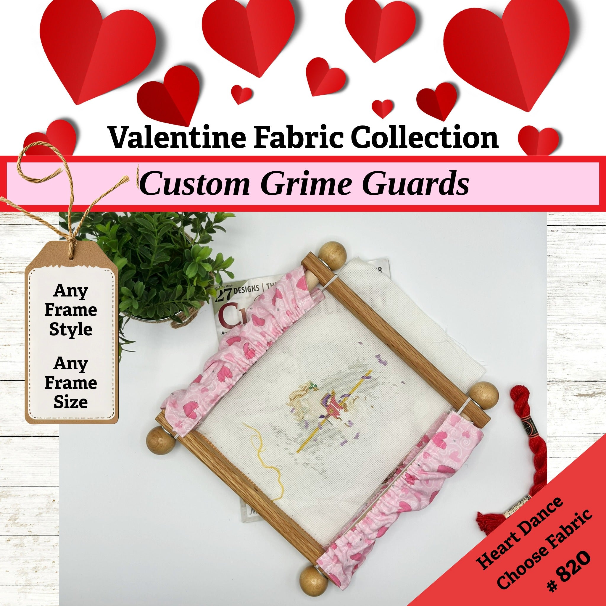 Grime Guards for Cross Stitch - Valentine Fabrics