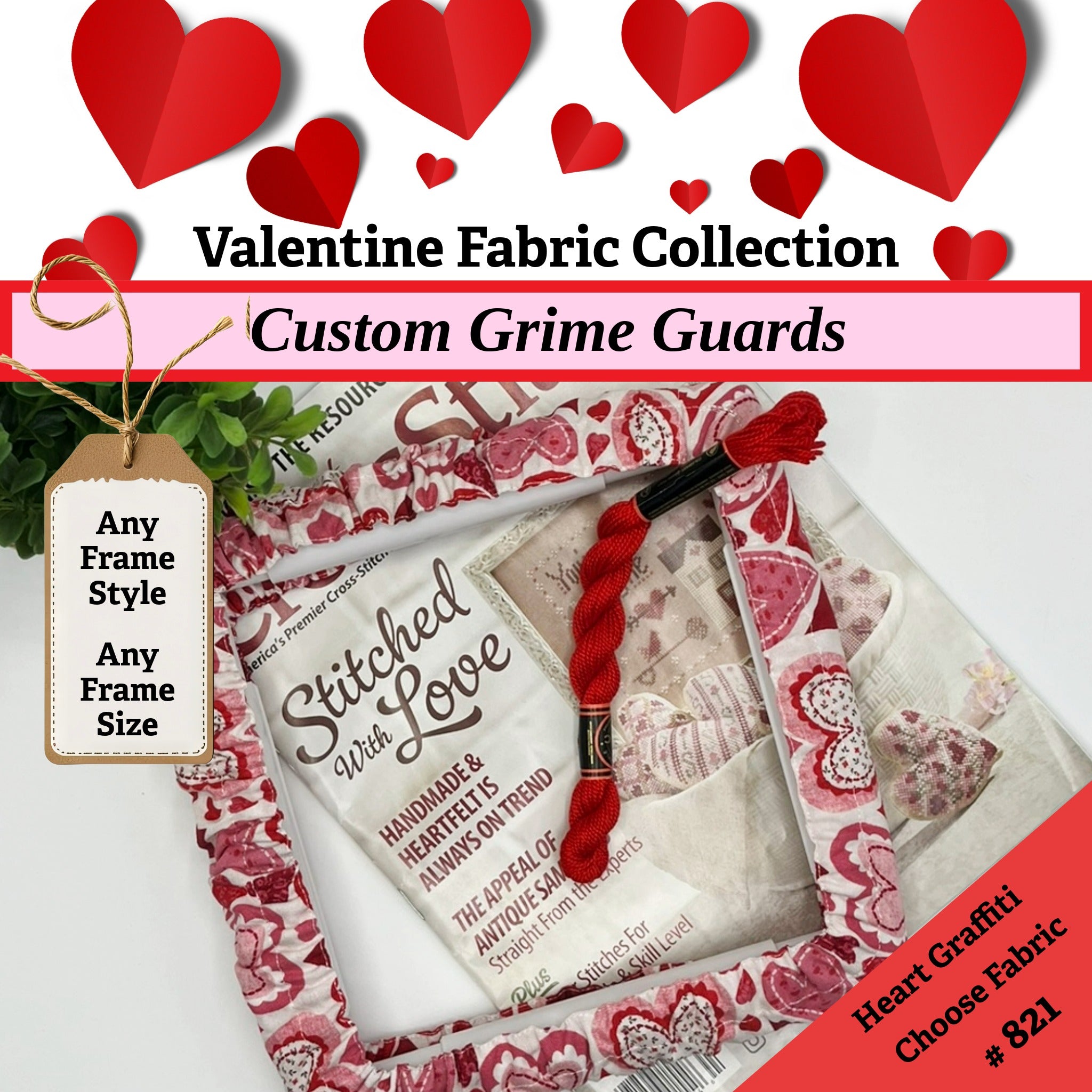 Grime Guards for Cross Stitch - Valentine Fabrics