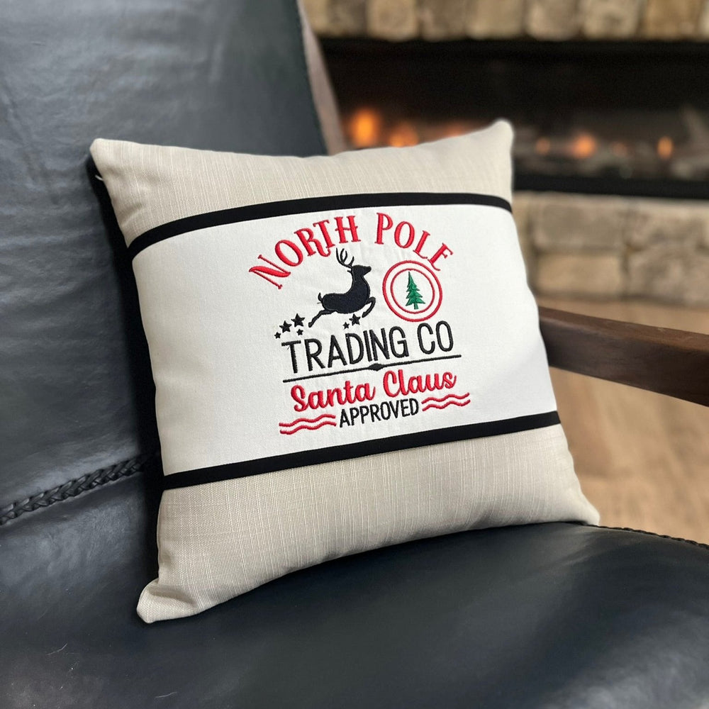 Christmas Pillow Wrap - North Pole Trading - Lake Wind Studio