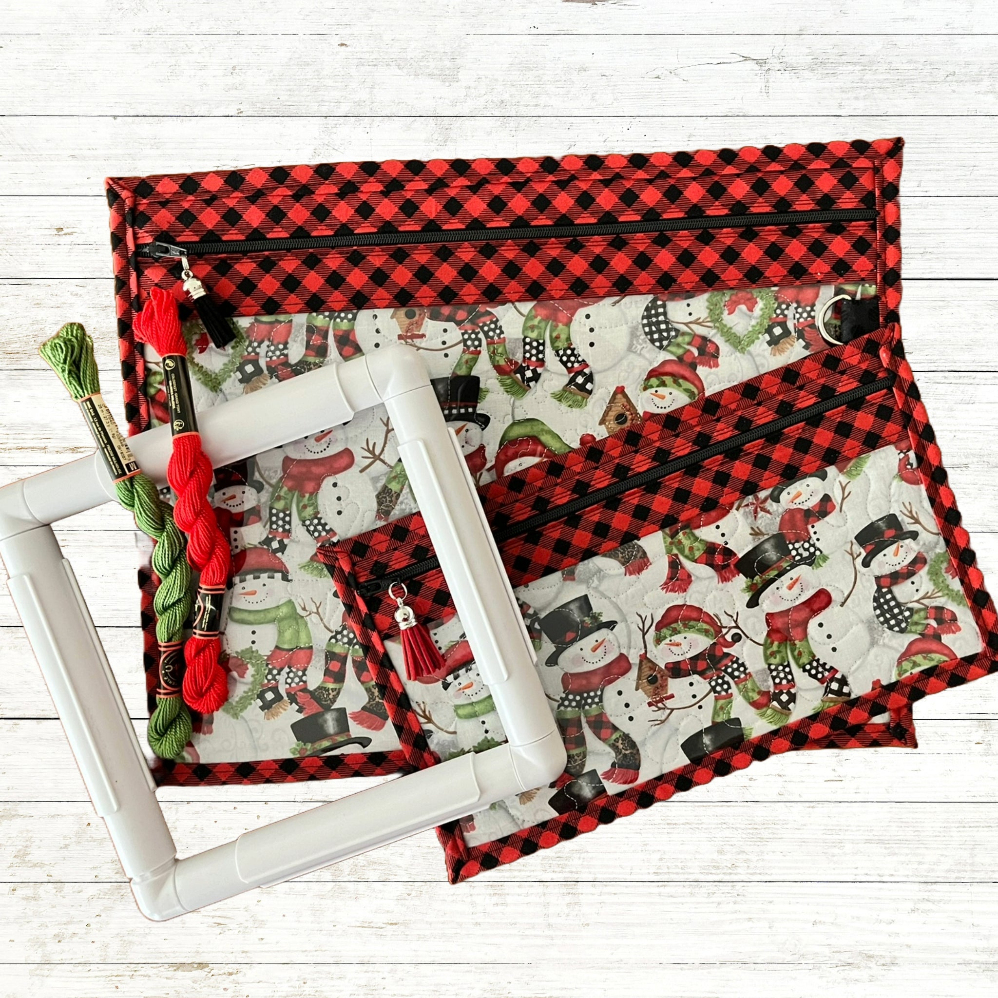 Cross Stitch Project Bag - Christmas Collection - Lake Wind Studio