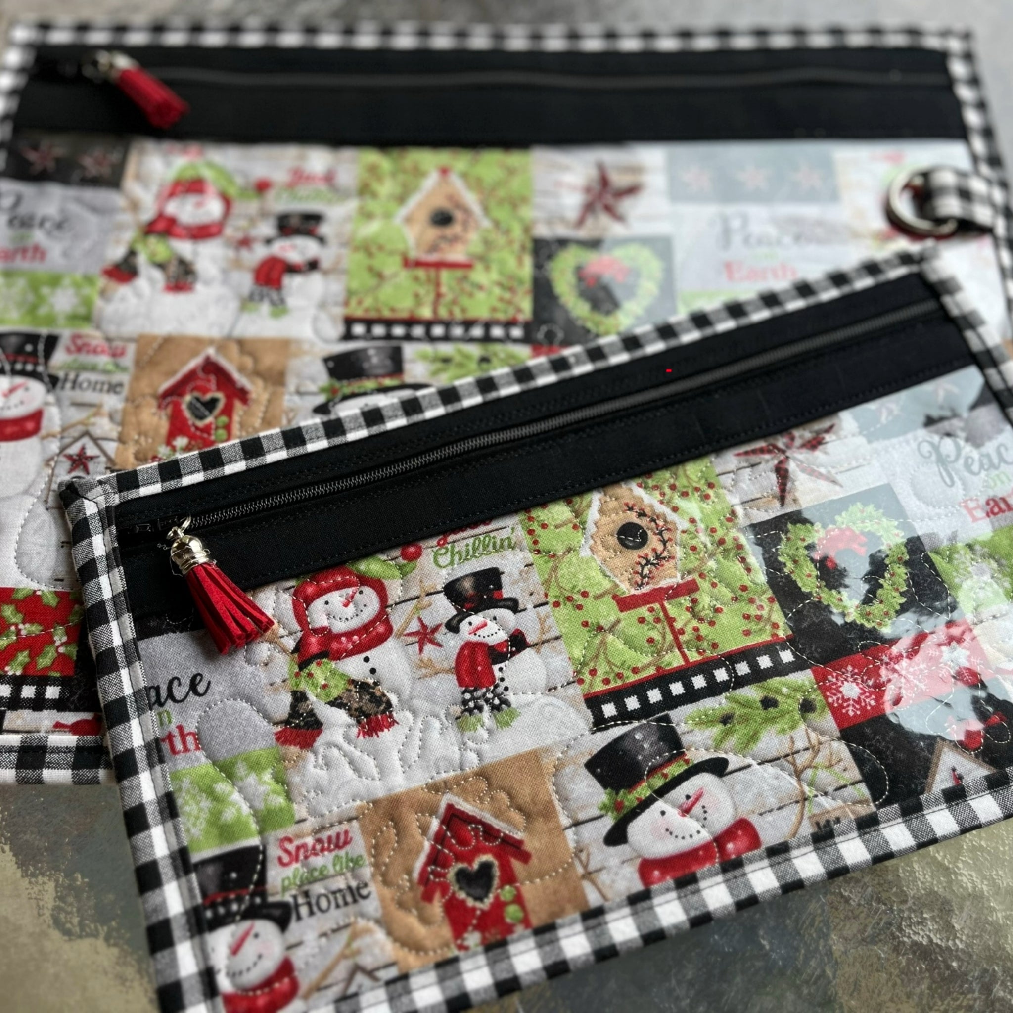 Cross Stitch Project Bag - Christmas Collection - Lake Wind Studio