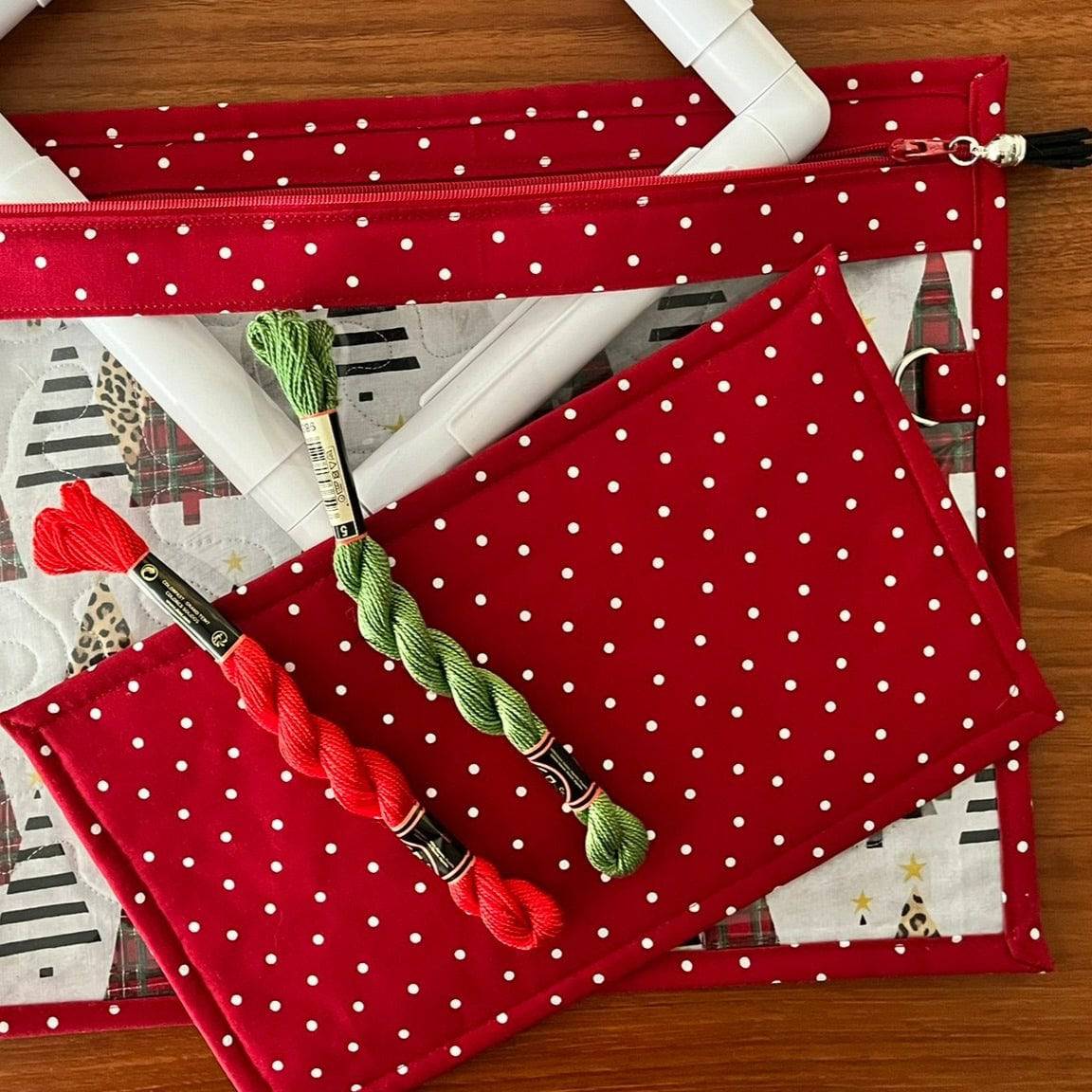 Cross Stitch Project Bag - Christmas Collection - Lake Wind Studio