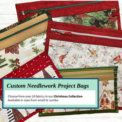 Cross Stitch Project Bag - Christmas Collection - Lake Wind Studio