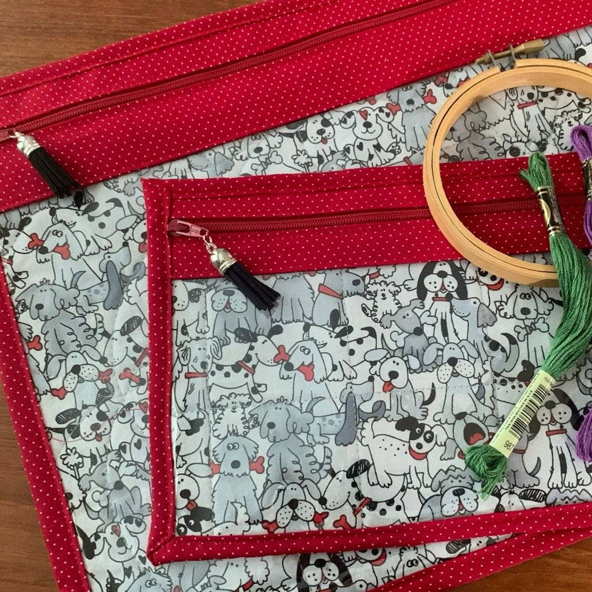 Cross Stitch Project Bag - Dog Collection - Lake Wind Studio