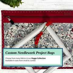 Cross Stitch Project Bag - Dog Collection - Lake Wind Studio