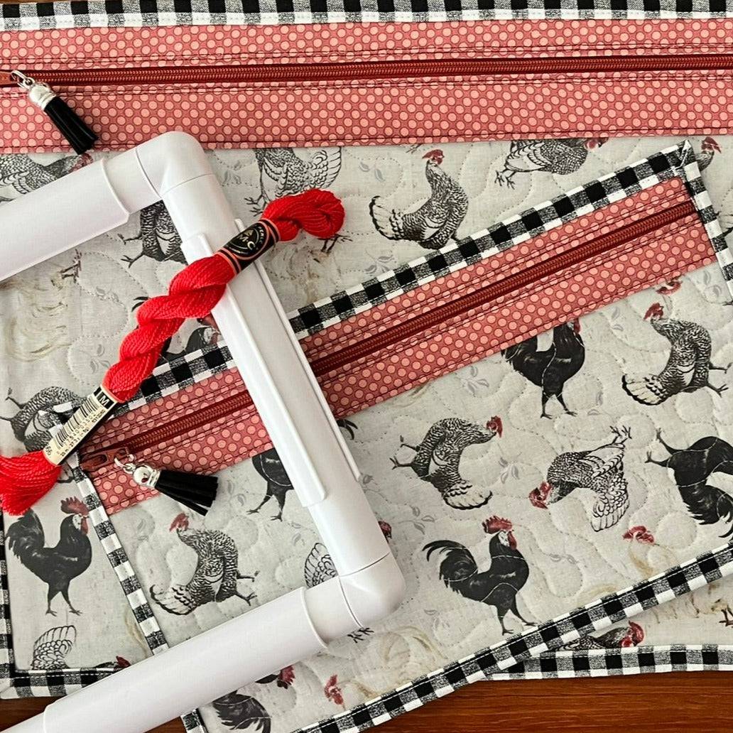 Cross Stitch Project Bag - Farm Life Collection - Lake Wind Studio