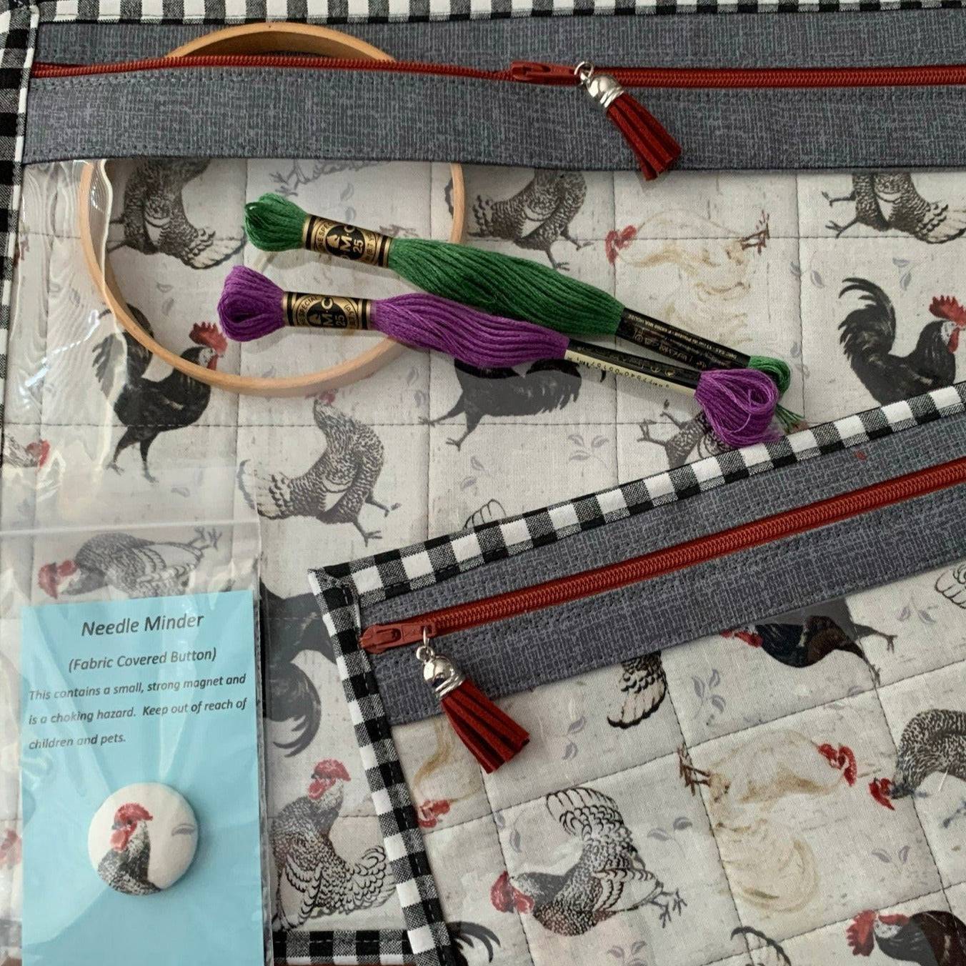 Cross Stitch Project Bag - Farm Life Collection - Lake Wind Studio