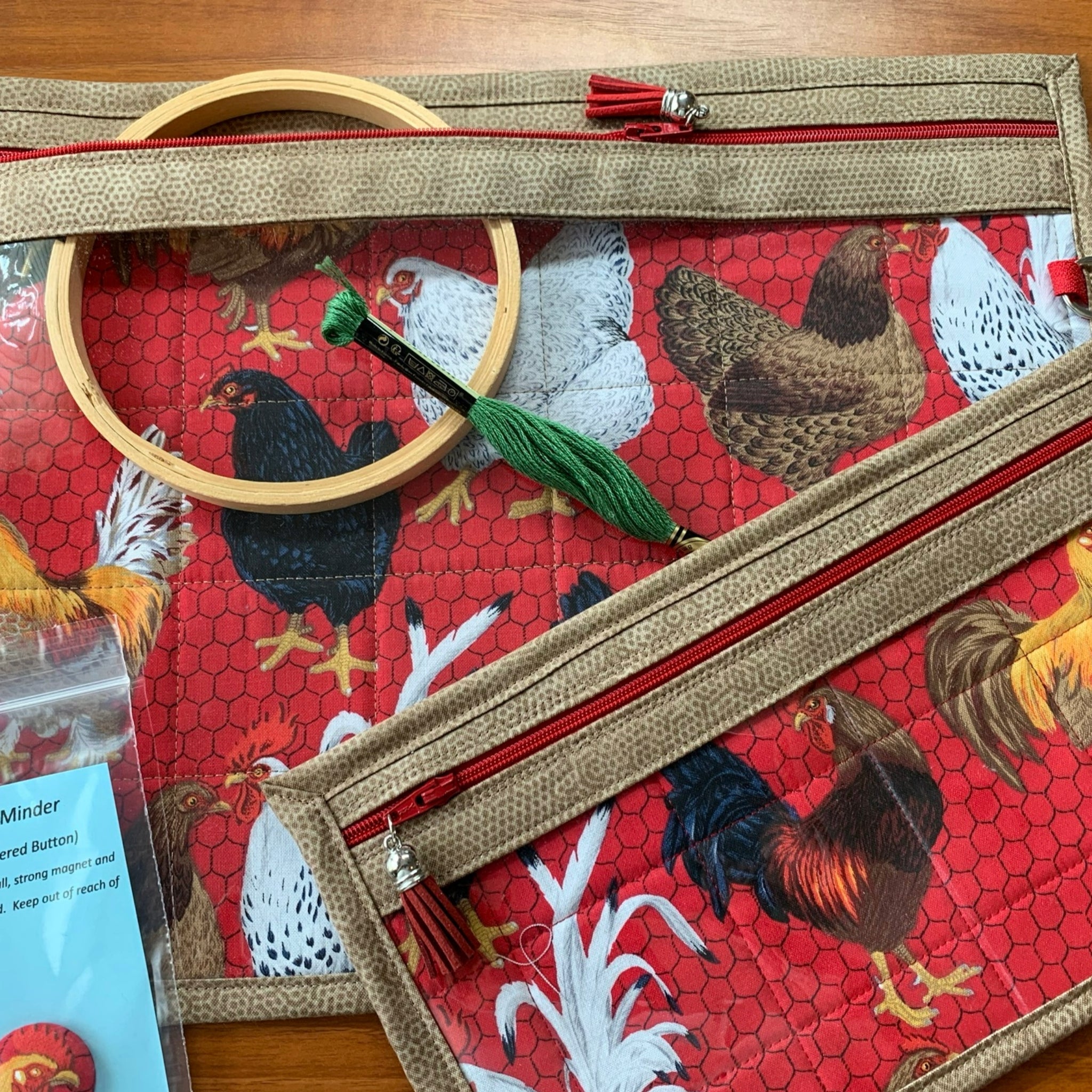 Cross Stitch Project Bag - Farm Life Collection - Lake Wind Studio