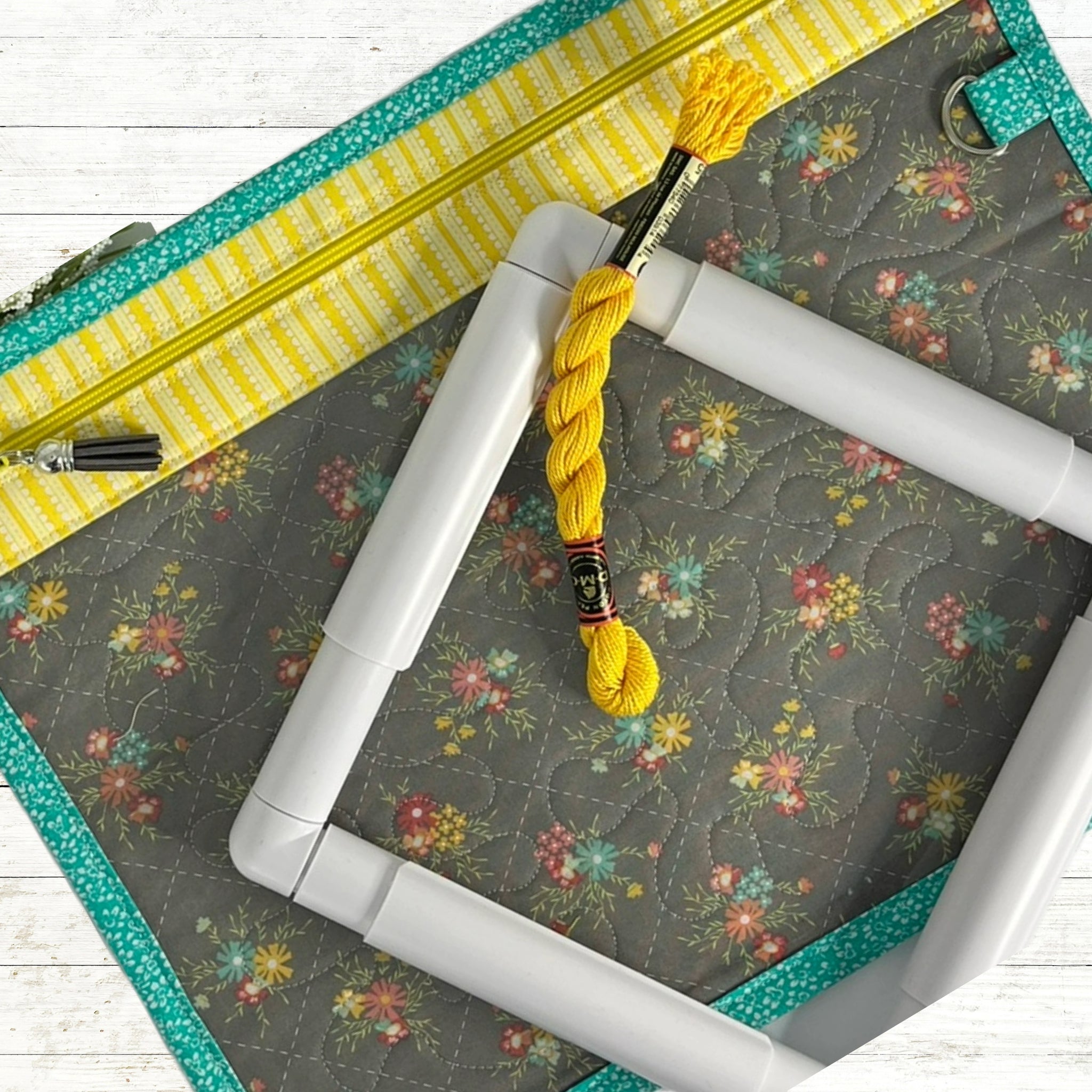 Cross Stitch Project Bag - Floral Collection - Lake Wind Studio