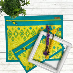 Cross Stitch Project Bag - Geometric Collection - Lake Wind Studio