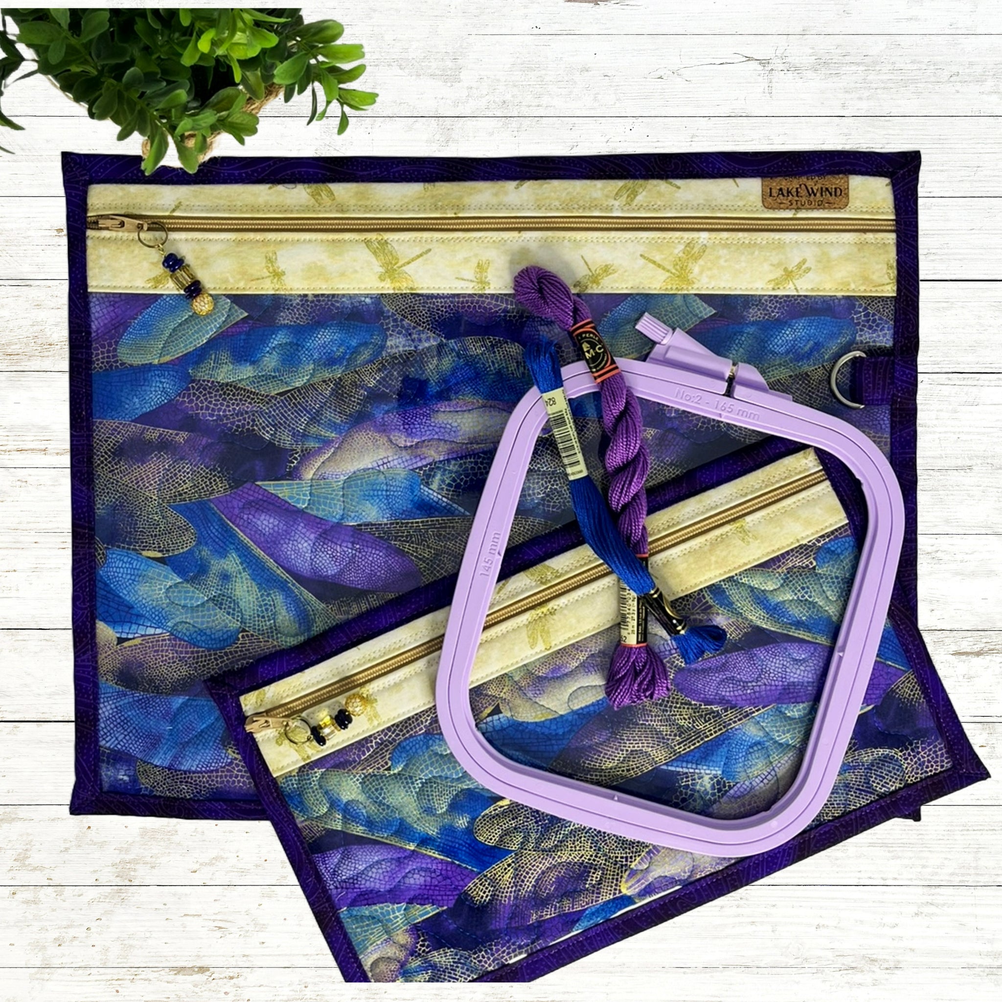 Cross Stitch Project Bag - Geometric Collection - Lake Wind Studio