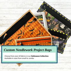 Cross Stitch Project Bag - Halloween Collection - Lake Wind Studio