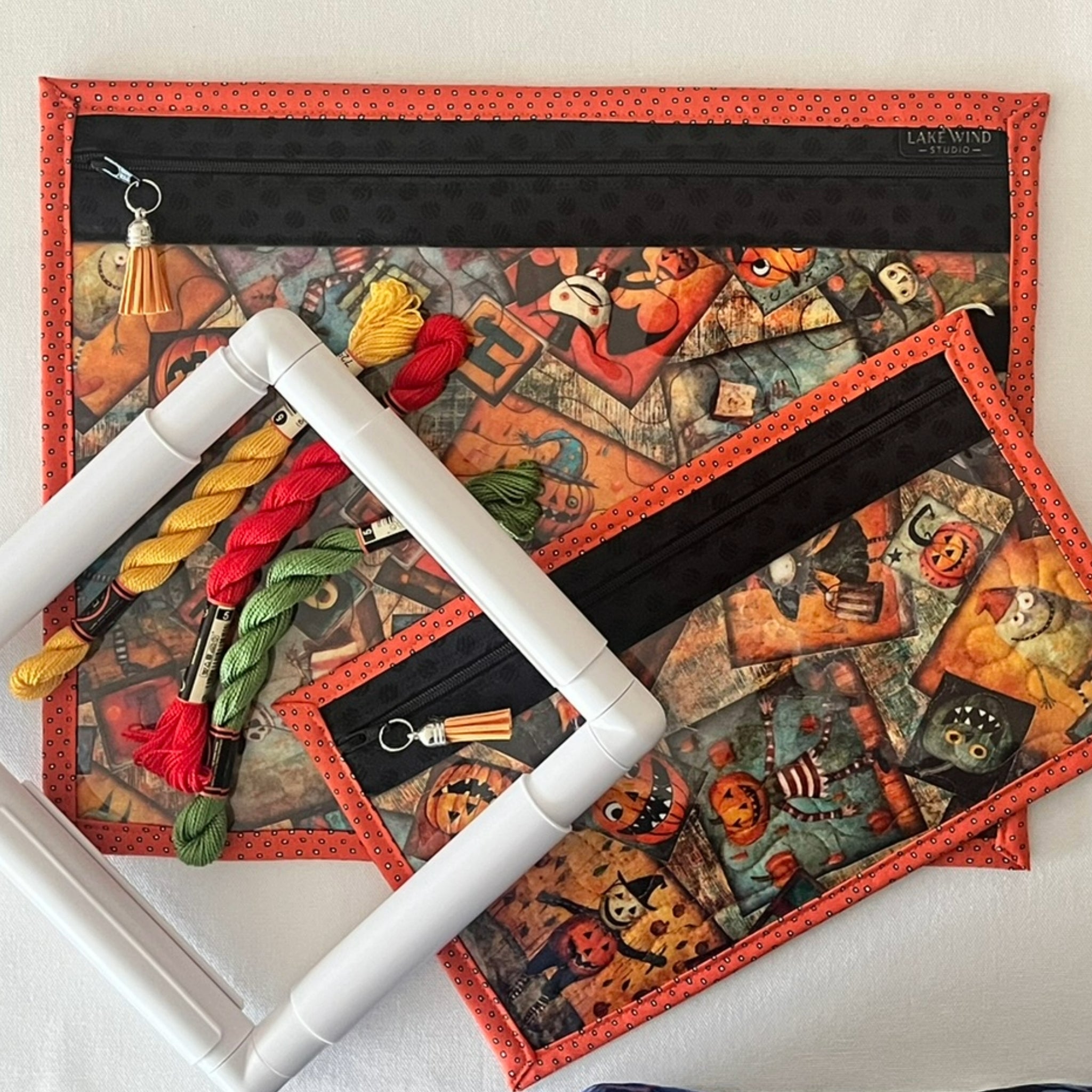 Cross Stitch Project Bag - Halloween Collection - Lake Wind Studio