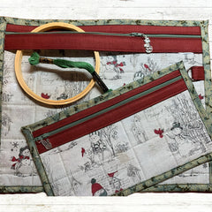 Cross Stitch Project Bag - Snowman Collection - Lake Wind Studio